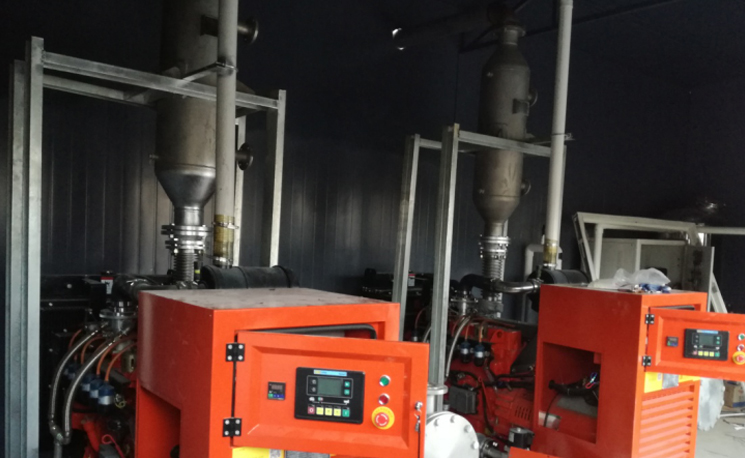 2臺50KW沼氣發電機組發往仙村奶牛場
